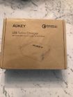 Pa-t16 Aukey Dual Usb Port Wall Charger Compatible Qualcomm Quick Charge