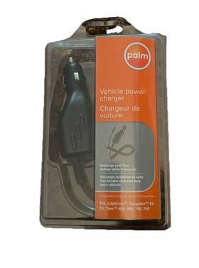 Palm 805931012975 Oem Car Black Vehicle Power Charger For T5 Treo 650 / 680/700 750. New