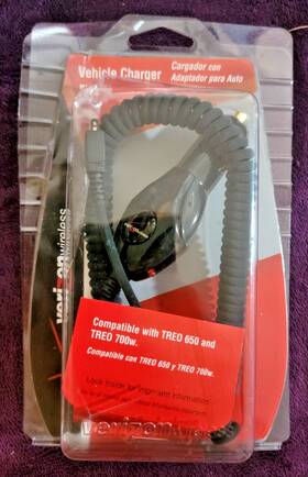 Tre650vpc Palm Verizon Wireless Vehicle Charger For Palmone Treo 650 And 700w New Sealed