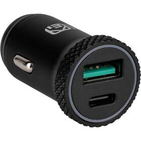 4598410 Parts Express Usb-c Pd And Usb-a Qc3.0 Low Profile Car Lighter Adapter Black