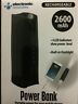 Pbb8-1004-blk Electronic Necessities Mah Rechargeable Power Bank Built In Flashlight