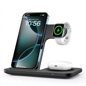 B51904001 Pdkuai 3in1 Wireless Charger Dock Charging Station For Apple Watch 10 Iphone 16 Pro Max