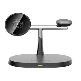 B52805001 Pdkuai 3in1 15w Wireless Charger Magnetic Charging Station For Apple Watch 10 Iphone 16