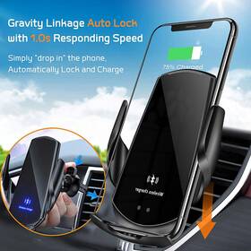 B53205001 Pdkuai 30w Wireless Car Charger Gravity Phone Holder For Apple Iphone 16 15 Samsung S25