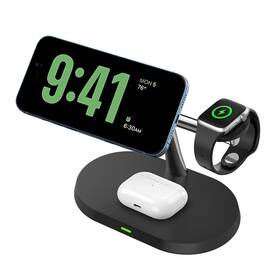 B54205001 Pdkuai 15w 3in1 Magnetic Wireless Charger Station For Apple Watch S10 Ultra 2 Iphone 16