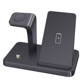 B74008001 Pdkuai 3in1 Wireless Charger Dock Charging Station For Apple Watch 10 Iphone 16 Pro Max