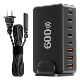 600w Perhanmm 794000892191 Usb C Fast Charger Block 8 Port Charging Station Gan Multi... Fas