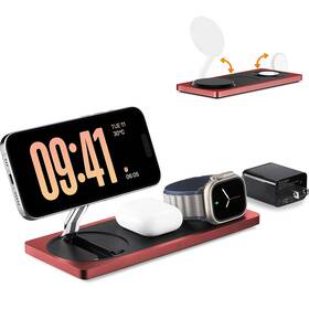 Petino 768420996869 3-in-1 Charging Station For Apple Devices Used Iphone And Watch