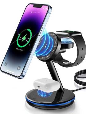 W365 Pexxus 3 In 1 Charging Station For Apple Devices Mag Safe Charger Stand Magnetic