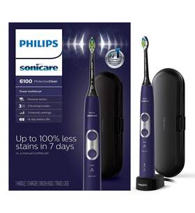Hx6471 Philips Sonicare Hx6471/03 Protectiveclean 6100 Rechargeable Electric Toothbrush With