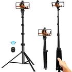 Phone Tripod Stand Selfie Stick 54 Inch Portable Aluminum Alloy