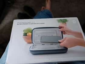 Phonesoap 840104234648 Pro Uv Smart Phone Sanitizer And Universal Cell Charger Box Patented Cli