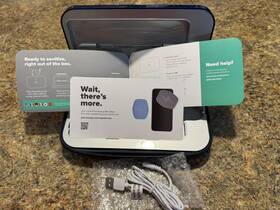 L500-2 Phonesoap Basic Cell Phone Uv Light Sanitizer Box Black