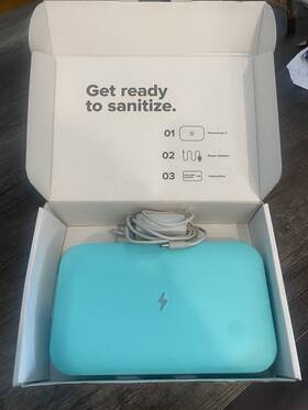 Uvsan-03-aqu-000 Phonesoap 3 Sanitizer And Universal Phone Charger - Aqua