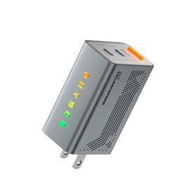 C167us Physce 67w Usb C Charger Rgb Eco Fast 2-port Type Webb Gray