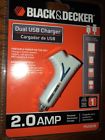 2.0814632011194 Piusb2b Black Decker Stanley Dual Usb Charger New Free 814632011194