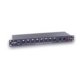 Rdmx-s8f Pknight 8-port Rdm Dmx Splitter With Dual Input Powercon Linking Optional Is