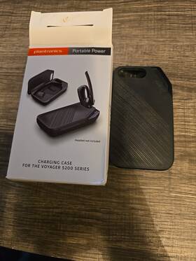 204500-190 Plantronics Portable Power Sharging Case For Voyager 5200 Series
