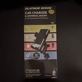 Platinum Series Tvb-uhqr1-bk Travelocity Usb Car Charger 2.1a Fast/rapid Charge Mount Holder