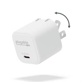 Ps-30c1b Plugable 30w Usb-c Gan Charger -compatible Fast Charging White