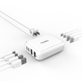 Xtd-0515 Poanes 8-port Usb Charger Multi-port Travel C Mini Charging Station Wi