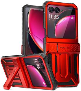 Poetic 840275150808 Spartan Case For Motorola Moto Razr Plus 2023 Kickstand Hinge Prot
