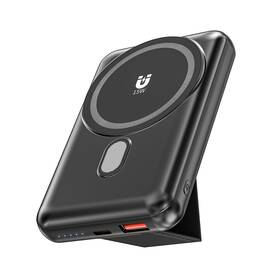 Poiytl 784868156269 Magnetic Power Bank 10000mah Wireless Portable Charger With Stand 15w Fast