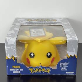 Pokemon 760158113645 Collectible Pikachu Rare Induction And Usb Charger Tekn Fun