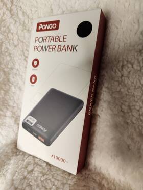 Pb100s2 Pongo Portable Power Bank - 10000mah Black Battery Pack -new In Box