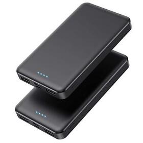 Hx160y1 Portable Charger Power Bank 10000mah 2 Pack Ultra Slim Design