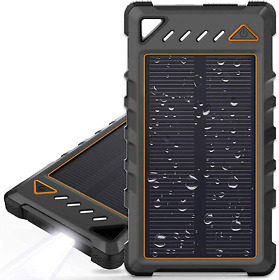 Portable Solar Charger Beartwo 10000mah Ultra-compact External Batteries