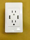 Ho-u201 Ports Dual Sets Set Wall Universal Panel Charger Socket Usb 2 Global