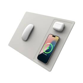 Pout 809418162537 H3 Pro Dual Qi Wireless Charging Mouse Pad Fast Chargers For Smartphones
