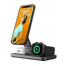 Pout-04402-a-gb Pout Hands 7 Pro 3-in-1 Foldable Qi2 15w Wireless Charging Graphite Black