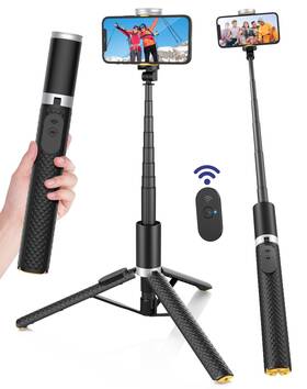 St-007-s02 Povodo Phone Tripod Selfie Stick Stand For Recording Bluetooth Fo