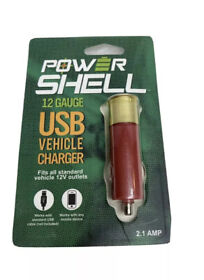 Pws51000 Power Shell 12 Gauge Shotgun Usb 12v Vehicle Phone Charger Hunter Gun