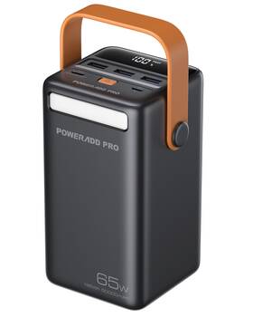 Disp-50000 Poweradd Pro Power Bank 50ah Pd 65w Usb C Portable Fast Charger For Laptop Macbook