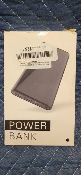 Hx160y6 Powerbank Power Bank Portable Charger Black Ultra High Capacity 25800mah Open Box