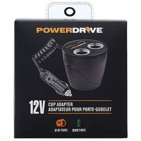 Pd9022usb Powerdrive Cup Adapter 4 Way 12 V Dc