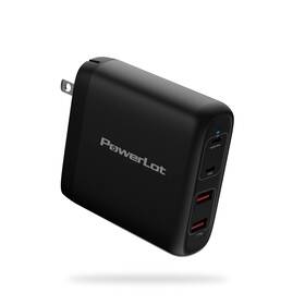 Pl0019 Powerlot 100w Usb C Wall Charger 4 Port Gan Macbook Pro Laptop