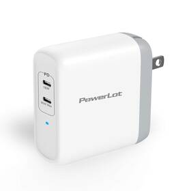 Pl0024 Powerlot Usb C Wall Charger 68w 2-port Gan Pd 3.0 Block 60w U