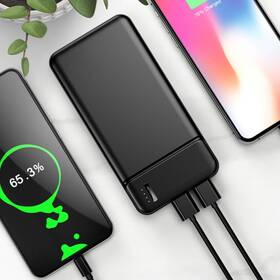 Powermaster 737547593718 20000mah Power Bank Portable Charger External Battery - Fast Dual Usb Charging
