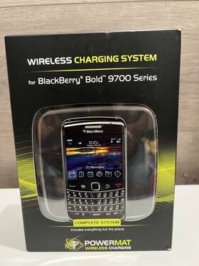 4551900145 Powermat Wireless Charging System For Blackberry Bold 9700 Series Nib New