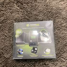 Pmm-2px-b1 Powermat 2x Portable Wireless Charging Mat W. Universal Powercube
