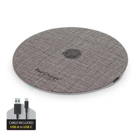 Powerpeak 814621018067 Wireless Fast Charger 15w Aluminum Charging Pad Usb-a To