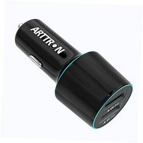 Pc-2030-050qqb480 Powertron Electronics Corp Fast Usb Car Charger Quick Charge 3.0 34w Dual Port Black