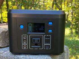 4328422536 Powkey 200w Portable Power Station 120wh/33 000mah Bank With Ac Outlet