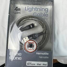 Press Play 749355850754 4ft Rhinestone Charging Cable For Apple Products Usb-a