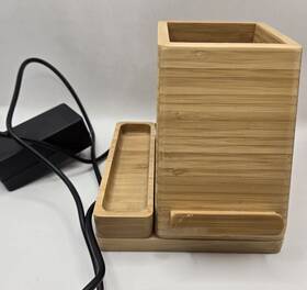 D03c Project 62 Desk Organizer With Wireless Charger Cell Phone Mount Pencil Holder New