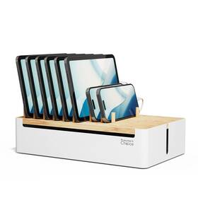 Prosumers Choice 850047363145 Bamboo Charging Station - Multi Charger Organizer